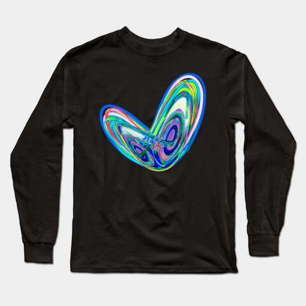 Chaos theory: butterfly effect Long Sleeve T-Shirt by Blacklinesw9